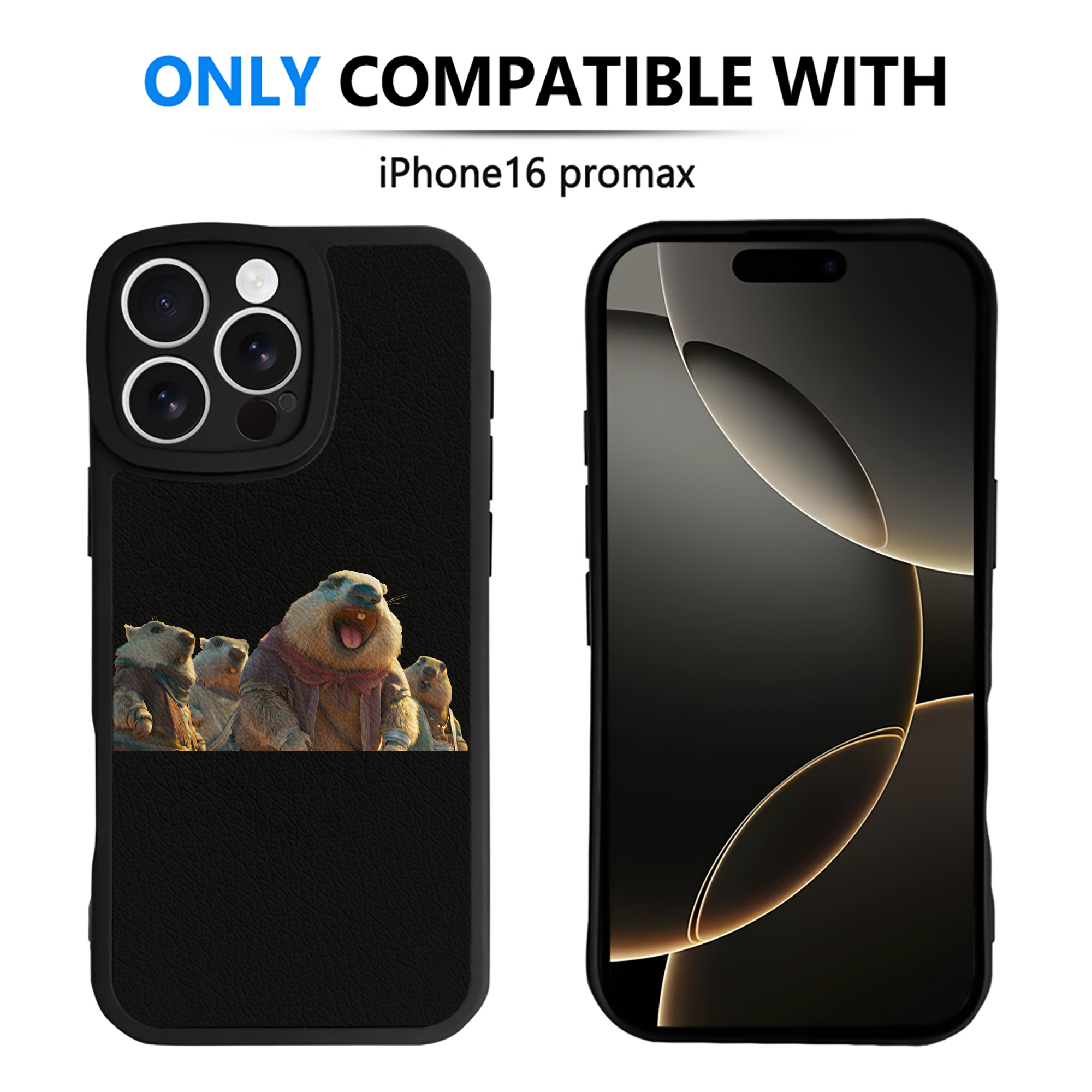 （画像用） Ne Zha 2 ナタ 魔童の大暴れ 【iPhone 16シリーズ対応】シリコンスマホケース（レザー調） 材質：シリコン